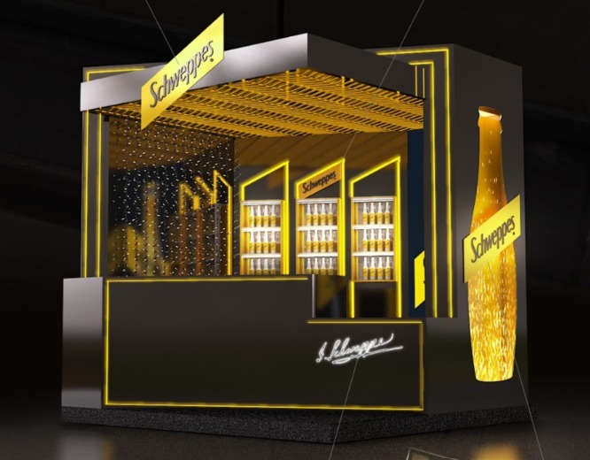 Ativação Schweppes no Popload Festival 2025 | Imagem: Divulgação