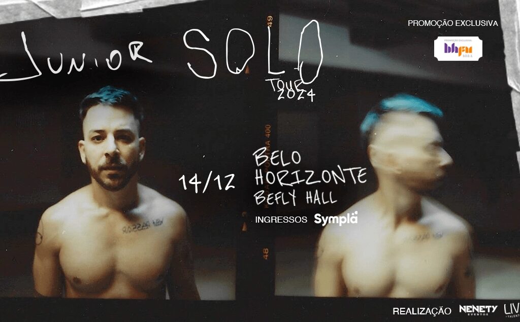 unior apresenta show da Solo Tour em dezembro na capital mineira