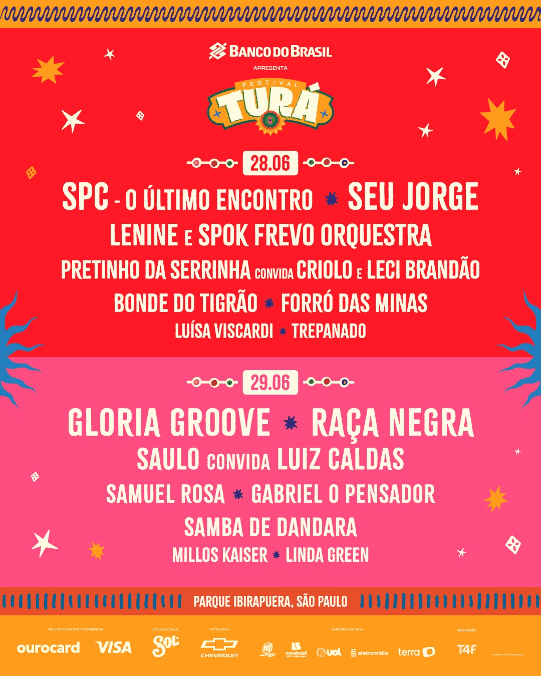 Line-up imperdível do Festival TURÁ São Paulo 2025