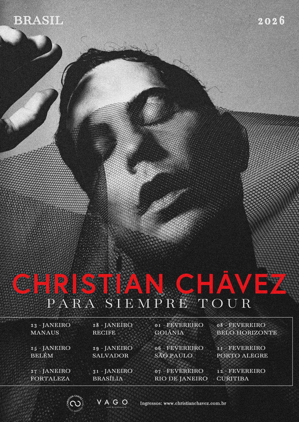 Christian Chávez Para Siempre Tour | Divulgação